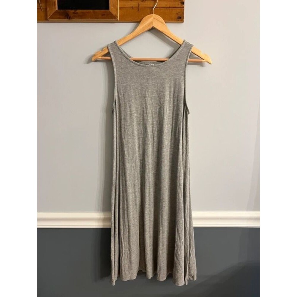 Women’s Light Grey Swing Dress Tank Top Dress Size Medium